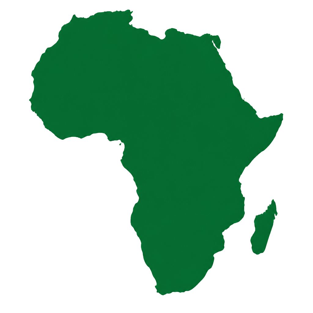 Silhouette du continent africain